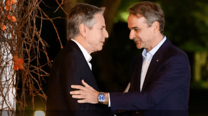 Μητσοτάκης – Μπλίνκεν: Σε θερμό κλίμα η συνάντηση στα Χανιά – «Πιο ισχυρές από ποτέ οι σχέσεις της Ελλάδας και των ΗΠΑ»