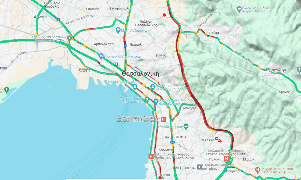 Θεσσαλονίκη – Fly Over: Με μποτιλιάρισμα ξεκινάει η νέα εβδομάδα