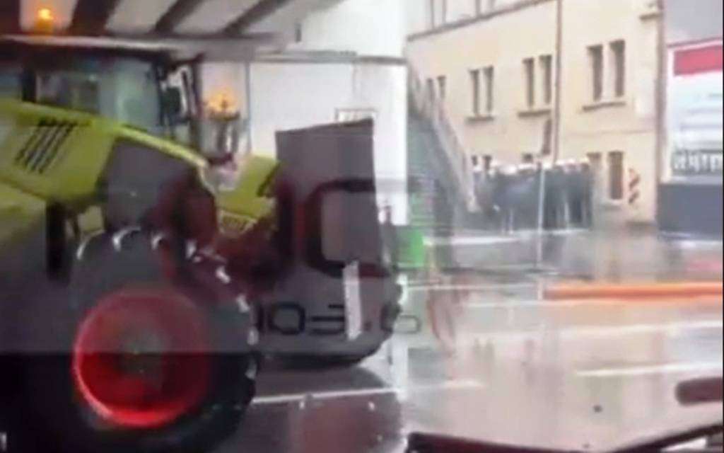Σύγκρουση αστυνομίας – αγροτών στις Βρυξέλλες