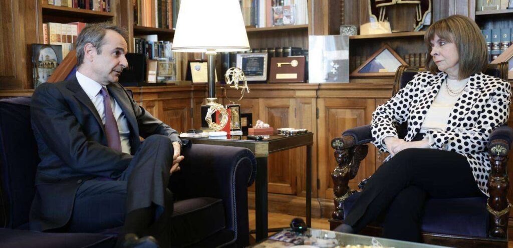 Μητσοτάκης σε Σακελλαροπούλου: «Δεν θα δεχθούμε την κερδοσκοπία – Φάνηκαν οι παρεμβάσεις μας στην ακρίβεια»