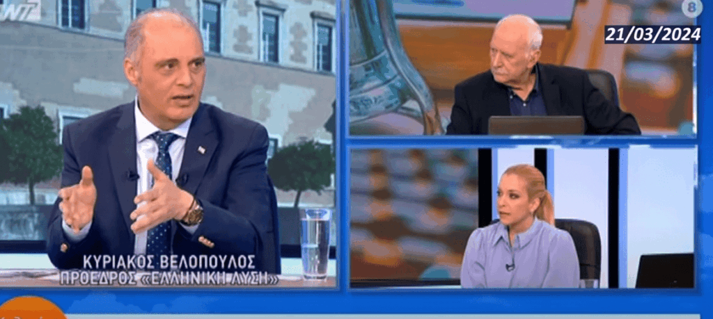 Κ. Βελόπουλος – Τέμπη: “O Πρωθυπουργός έπινε καφέ στο Κολωνάκι, ενώ γινόταν η συζήτηση στην Βουλή, αυτό δείχνει έλλειψη ενσυναίσθησης”