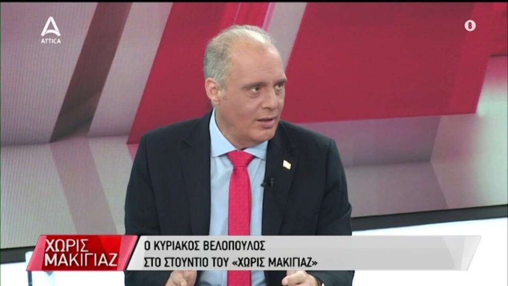 Με ολική αντεπίθεση απαντά στον Μητσοτάκη ο Κυριάκος Βελόπουλος στο ATTICA TV