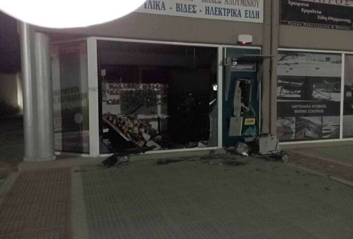 Ανατίναξαν ΑΤΜ στις Αλυκές του Βόλου