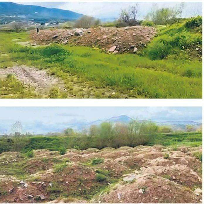 Έγκλημα Τεμπών: Δείτε το σημείο που έριξαν τα χώματα από τον τόπο της τραγωδίας στα Τέμπη // ΒΙΝΤΕΟ
