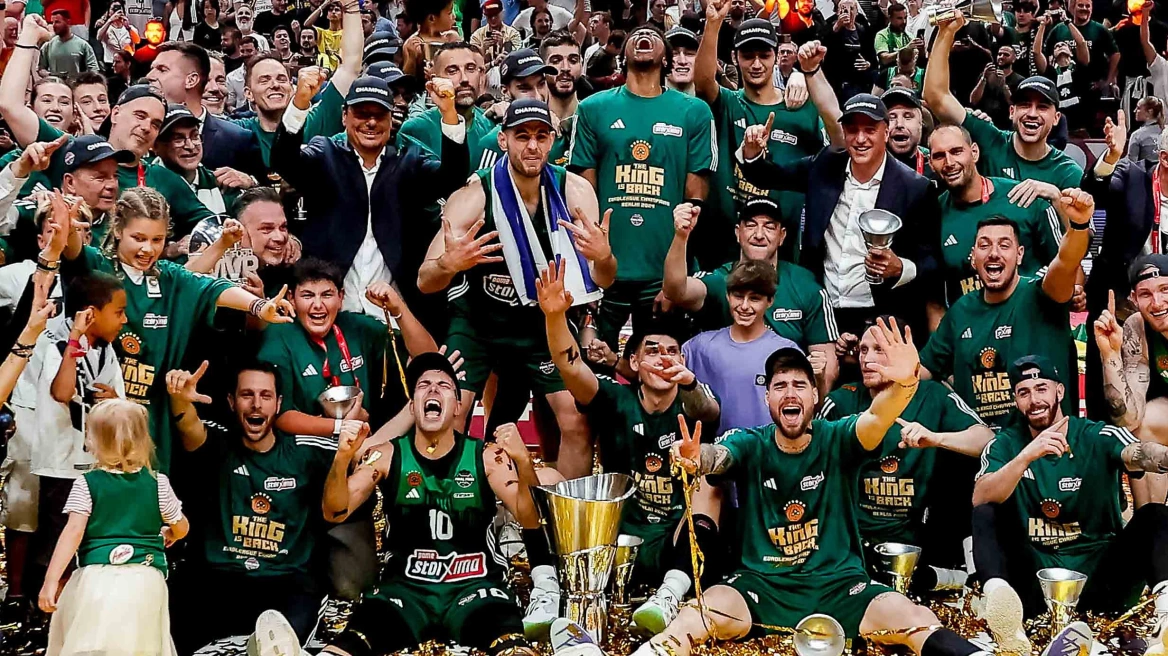 Πρωταθλητής Ευρώπης ο Παναθηναϊκός - Ολονύχτιοι πανηγυρισμοί