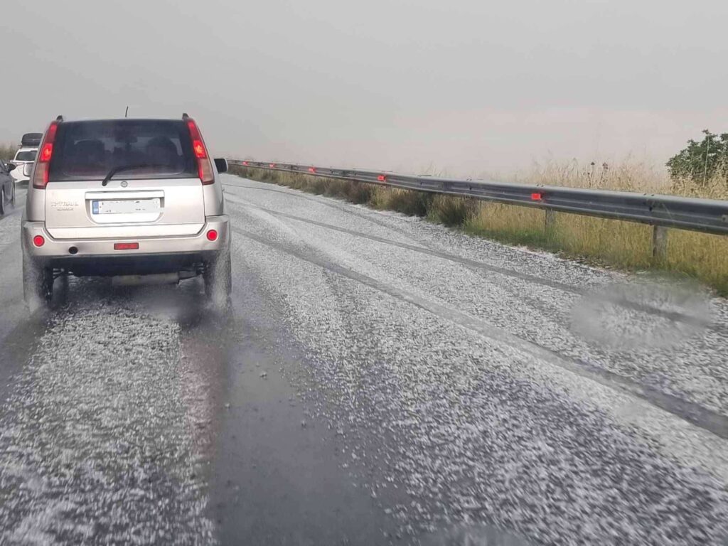 Έντονη χαλαζόπτωση σε Ξάνθη και Ροδόπη