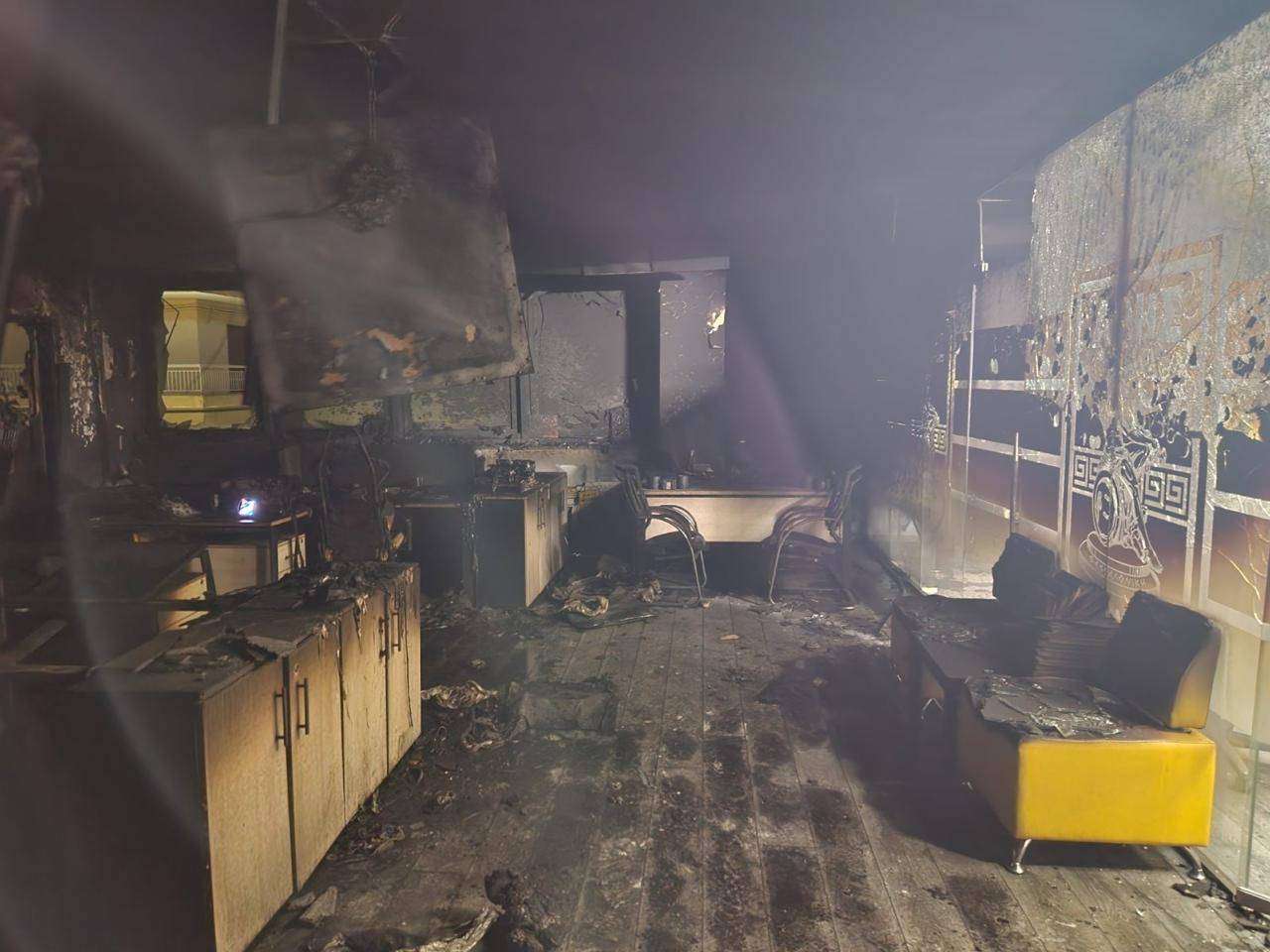 Μεγάλες καταστροφές από τη φωτιά στα γραφεία του “Κλεάνθης Βικελίδης”(φωτο)
