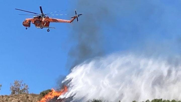 Φωτιά στη Λέσβο: Έκαψε τέσσερα στρέμματα έκτασης – Άμεση η επέμβαση της Πυροσβεστικής