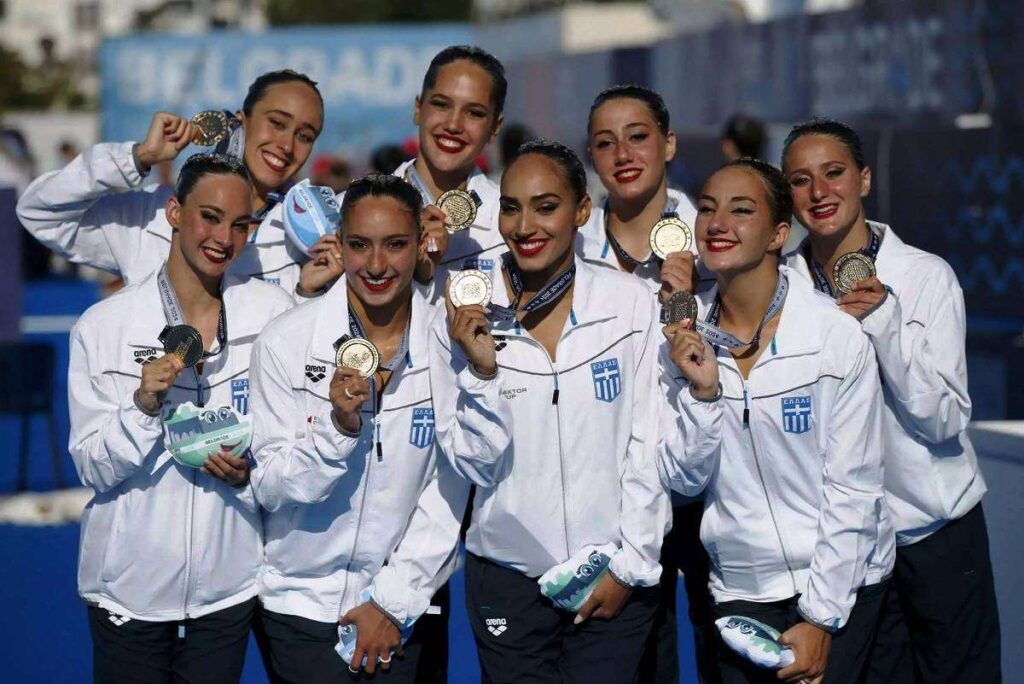 Καλλιτεχνική κολύμβηση: Ιστορικό χρυσό μετάλλιο για την Ελλάδα στο ελεύθερο ομαδικό