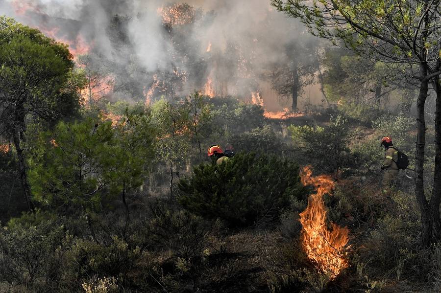 Θεσσαλονίκη: Φωτιά σε Τρίλοφο και Πλαγιάρι – Ήχησε το 112