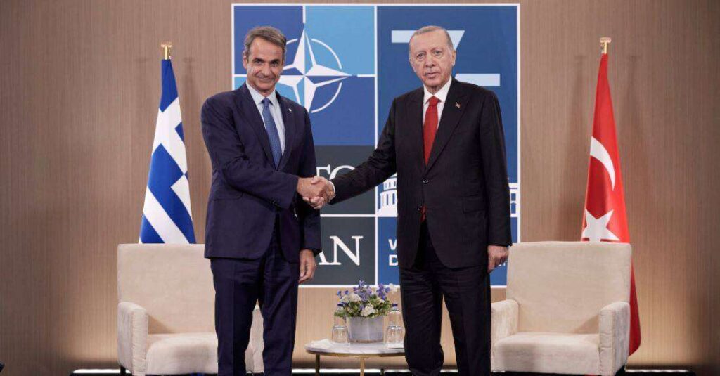 Τι αναφέρει σε ανακοίνωσή της η τουρκική προεδρία για την συνάντηση Μητσοτάκη – Ερντογάν στο περιθώριο της Συνόδου Κορυφής του ΝΑΤΟ