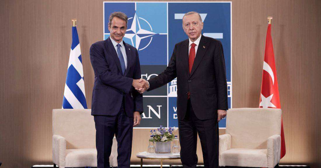 Τι αναφέρει σε ανακοίνωσή της η τουρκική προεδρία για την συνάντηση Μητσοτάκη - Ερντογάν στο περιθώριο της Συνόδου Κορυφής του ΝΑΤΟ