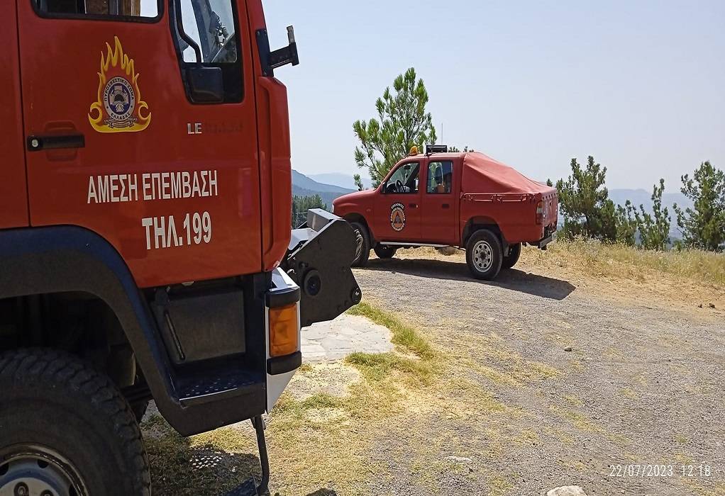 Φωτιά ξέσπασε το απόγευμα στον Χορτιάτη