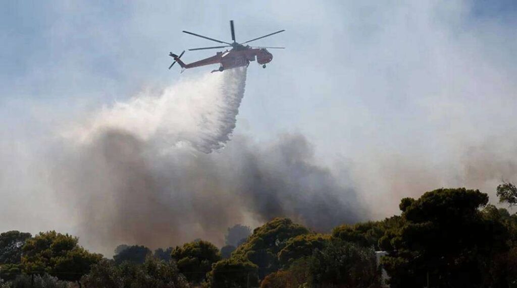 Θεσσαλονίκη: Πυρκαγιά στον Χορτιάτη