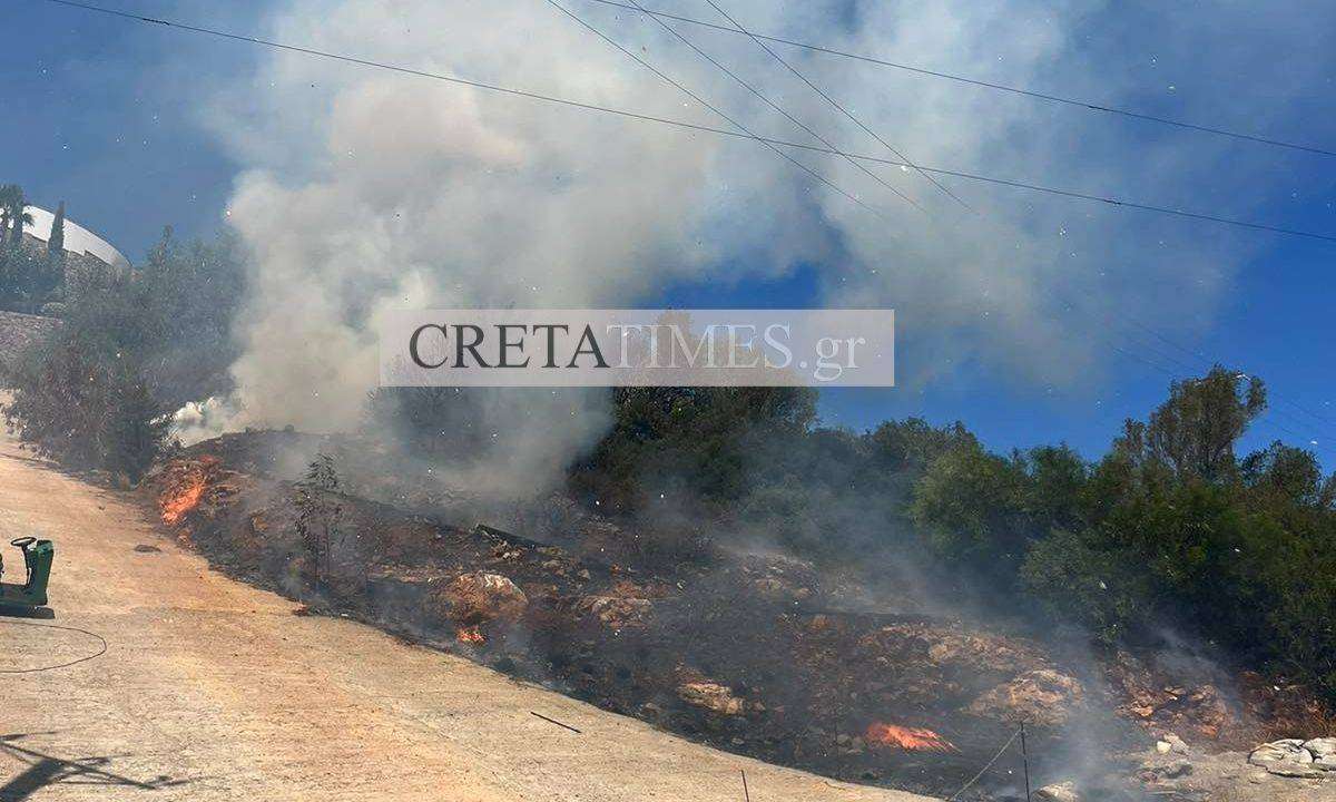 Κρήτη: Φωτιά στo Λασίθι