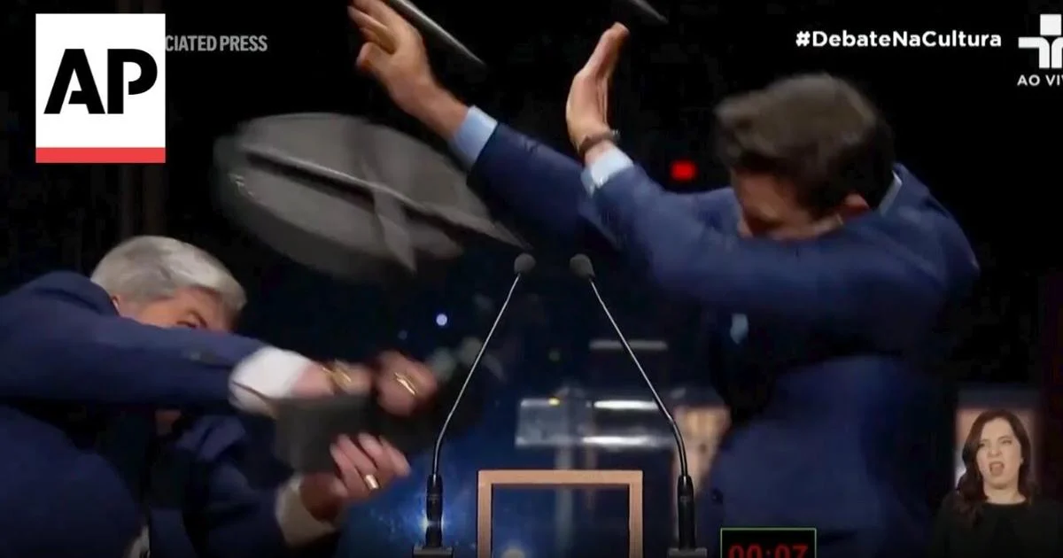 Βραζιλία: Άγριο ξύλο σε debate υποψήφιων δημάρχων – Του επιτέθηκε με καρέκλα (βίντεο)