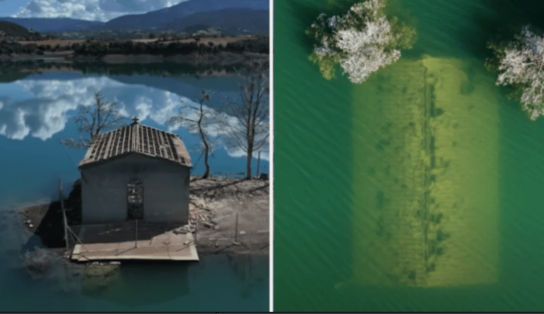 Αχαΐα: Η λειψυδρία έφερε στο φως εκκλησάκι μετά από 15 χρόνια