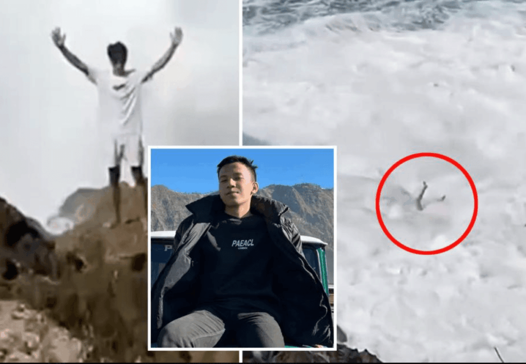 Ινδονησία: Αγνοείται 20χρονος τουρίστας που παρασύρθηκε από τεράστιο κύμα – Συγκλονιστικό βίντεο