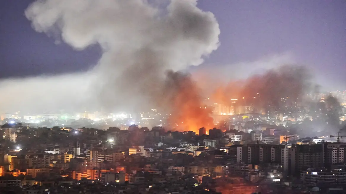Τρείς νέες επιδρομές των ισραηλινών ενόπλων δυνάμεων σήμερα στη Βηρυτό