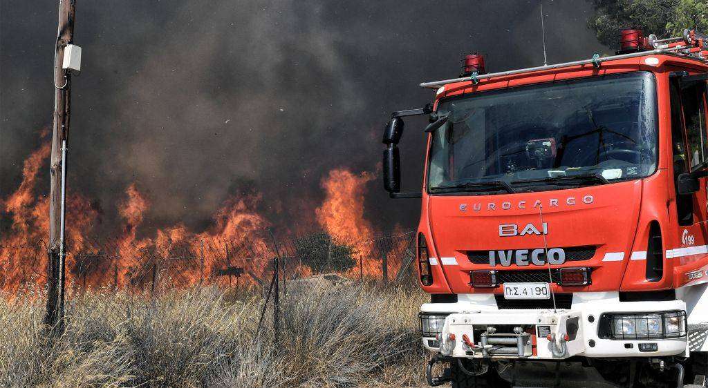 Δύο συλλήψεις για εμπρησμό από πρόθεση σε δασική έκταση στον Ωρωπό Αττικής