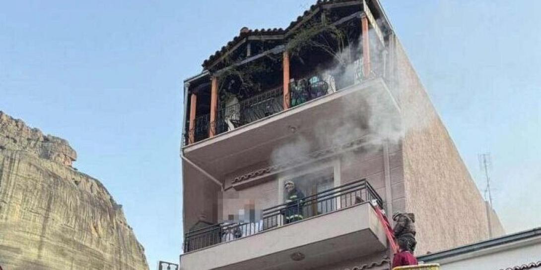 Τραγωδία στην Καλαμπάκα: Νεκρός ένας άνδρας που πήδηξε από το μπαλκόνι του ξενοδοχείου