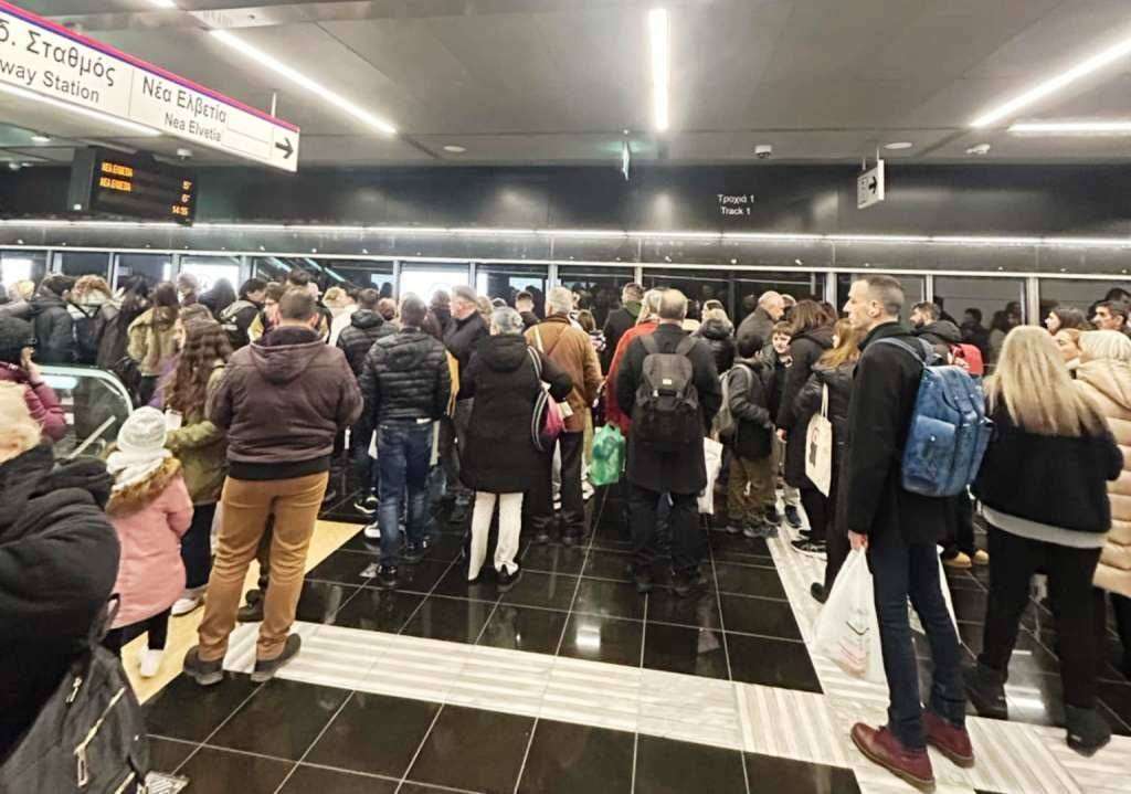 Νέα ακινητοποίηση συρμού του Μετρό Θεσσαλονίκης το μεσημέρι της Δευτέρας