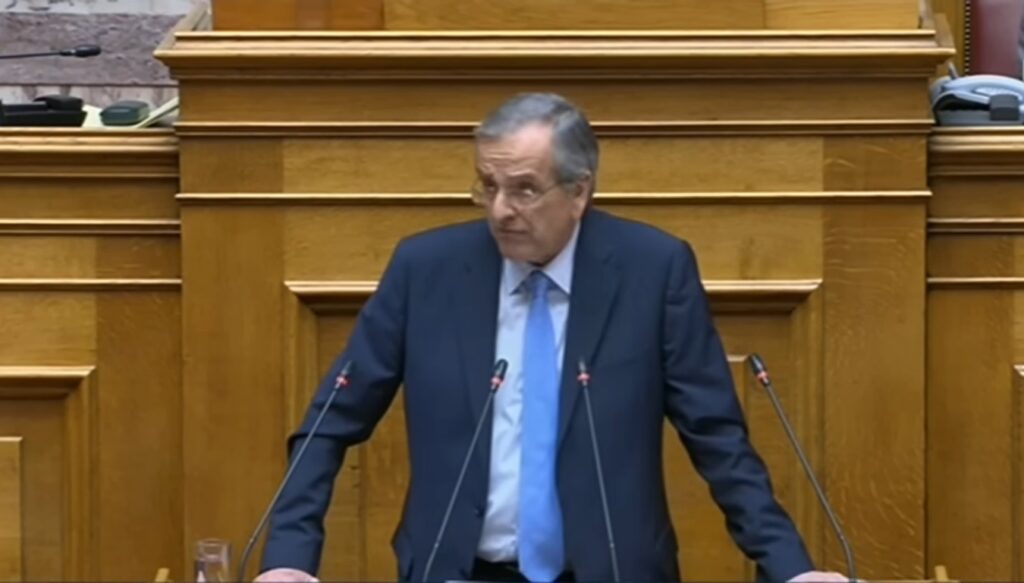 Ο Αντώνης Σαμαράς δηλώνει ότι θα ψηφίσει τον Κωνσταντίνο Τασούλα για Πρόεδρο της Δημoκρατίας