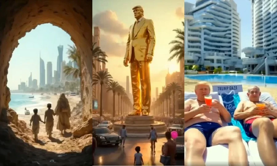 Το όνειρο του Τραμπ για τη Γάζα – Χαμός με το AI βίντεο-όραμα του Αμερικανού προέδρου