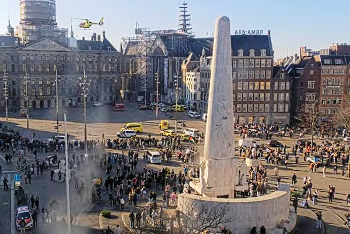 Συναγερμός στην Ολλανδία - Επίθεση με μαχαίρι στο κέντρο του Άμστερνταμ με 5 τραυματίες