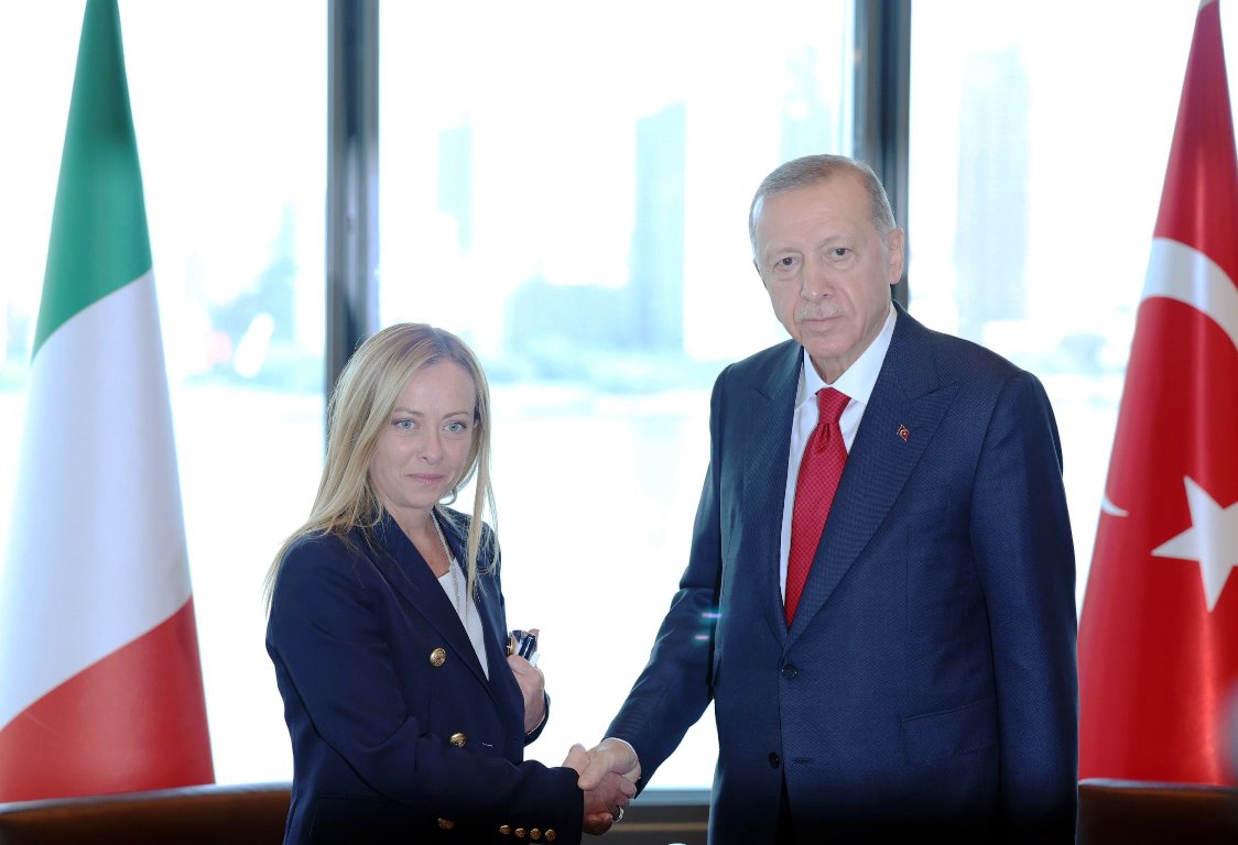 Συναντήθηκαν σήμερα στη Ρώμη η Τζόρτζια Μελόνι και ο Ρετζέπ Ταγίπ Ερντογάν