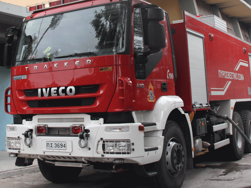 Φωτιά σε λεωφορείο εν κινήσει στη Θεσσαλονίκη