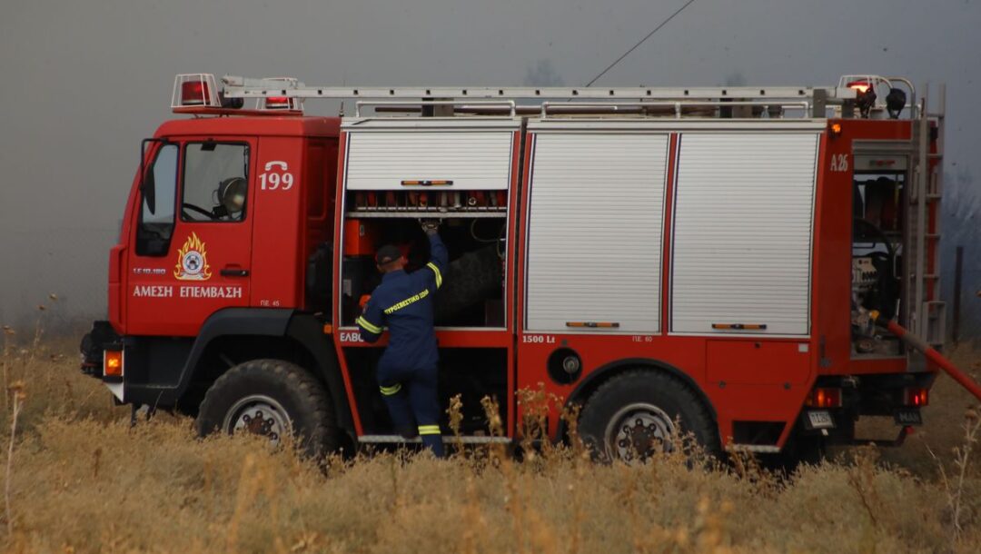 Σάμος: Σε εξέλιξη πυρκαγιά στον ΧΥΤΑ