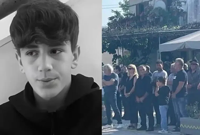 Το συγκλονιστικό αντίο του “ήρωα του Αράχθου” στην κηδεία του 14χρονου – “Συγγνώμη που δεν κατάφερα να σε σώσω”