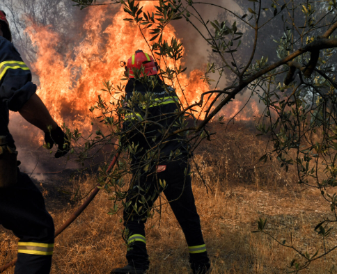 Μεγάλη φωτιά τώρα στο Ωραιόκαστρο Θεσσαλονίκης