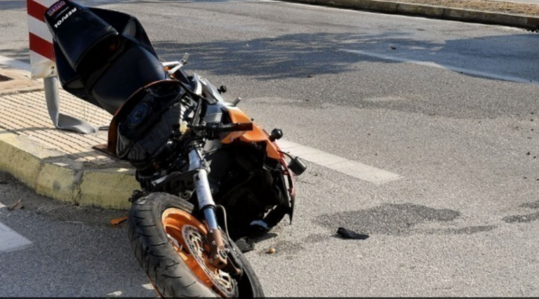 Νεκρός 19χρονος οδηγός μηχανής σε τροχαίο στην Χαλκιδική