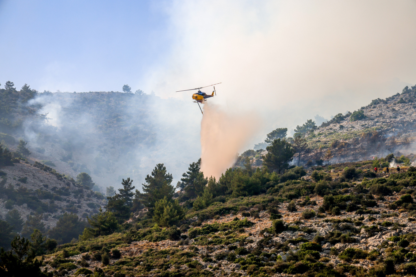 Υψηλός κίνδυνος πυρκαγιάς την Πέμπτη - Ο χάρτης πρόβλεψης της Πολιτικής Προστασίας