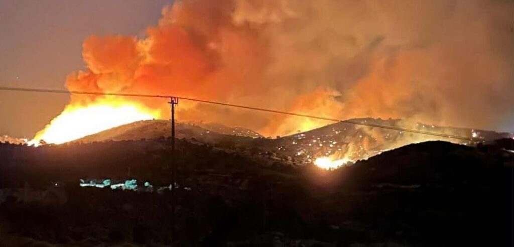 Εύβοια: Συνελήφθη αλλοδαπός ως υπαίτιος της πυρκαγιάς