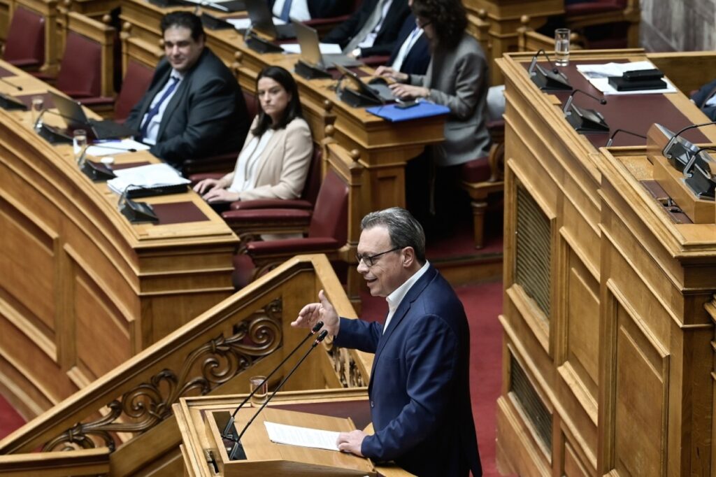 Σωκράτης Φάμελλος στη Βουλή