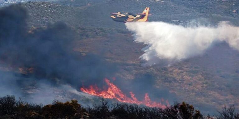 Πυρκαγιά ξέσπασε στην Πιερία