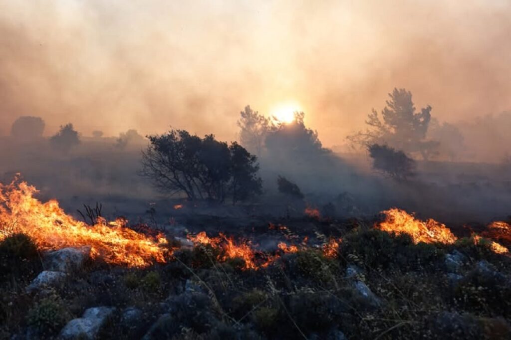 Σύλληψη υπόπτου για τη φωτιά στην Βουρβουρού Χαλκιδικής!