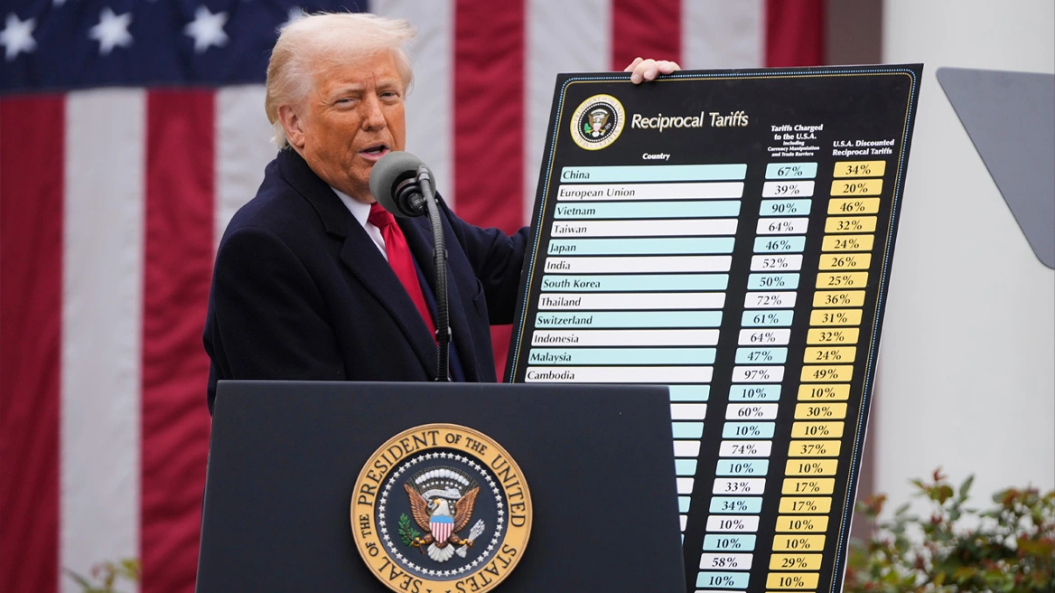 ΗΠΑ: Σε ισχύ οι νέοι δασμοί του Τραμπ
