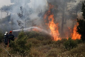 Σε κατάσταση κινητοποίησης αύριο Αττική, Εύβοια και Βοιωτία λόγω πολύ υψηλού κινδύνου πυρκαγιάς