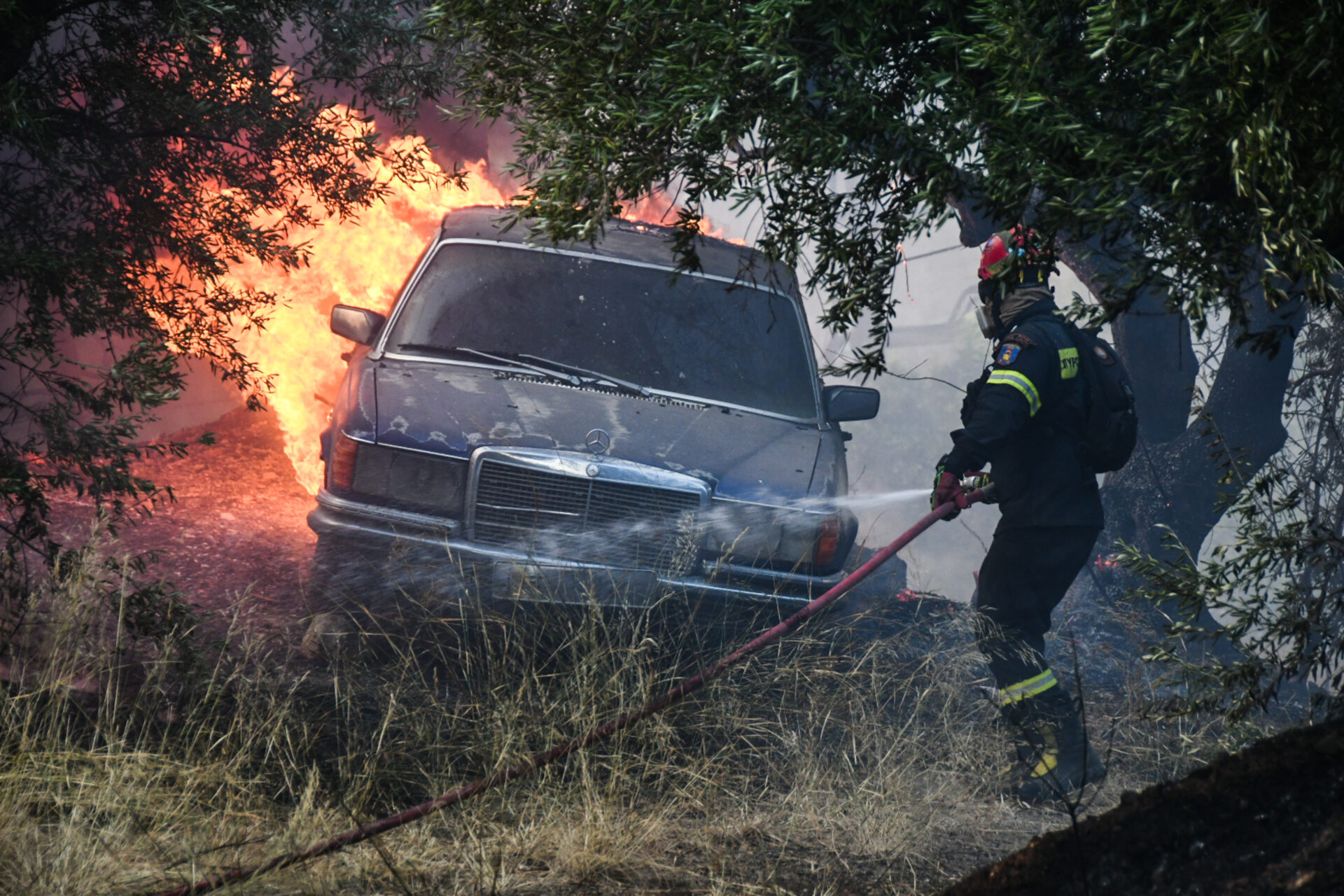 Πυρκαγιά στην Αχαΐα: Κάηκαν ολοσχερώς 550 οχήματα που φυλάσσονταν στο Τελωνείο Πάτρας