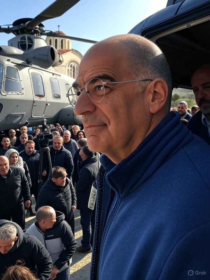 Με το ΝΗ90 στην Τήνο! Ο Νίκος Δένδιας σε αποστολή… προσκυνήματος πολυτελείας! (ΒΙΝΤΕΟ)