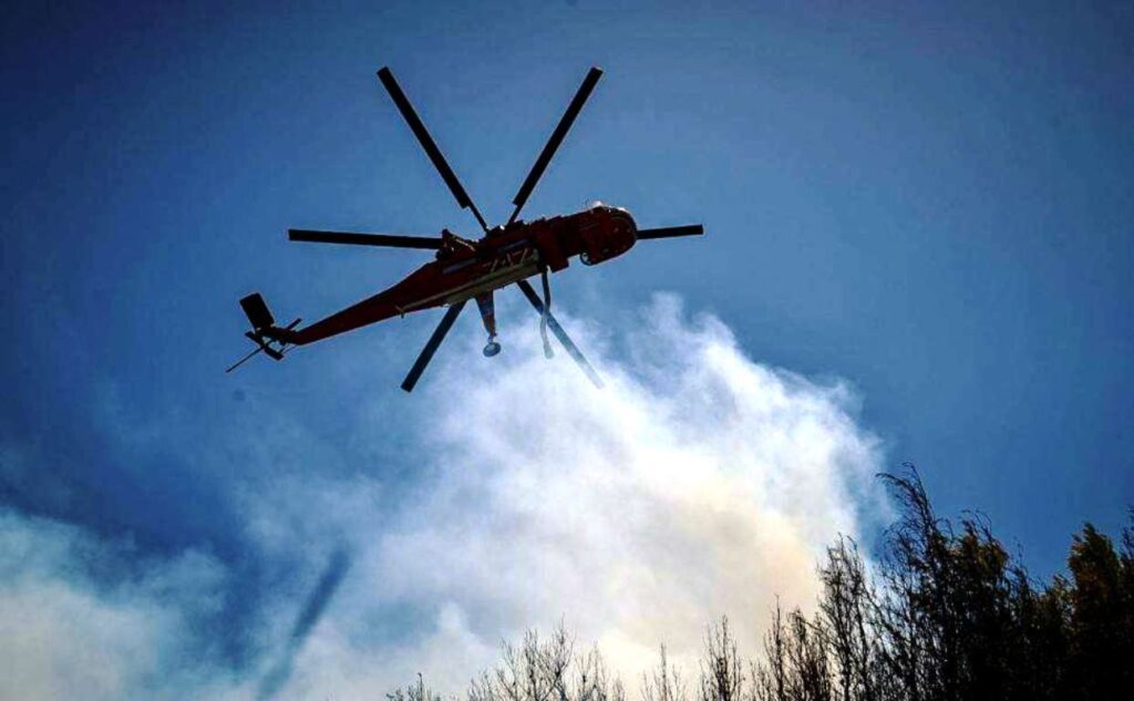 Φωτιά εκδηλώθηκε στον Σμέρτο του δήμου Φιλιατών στη Θεσπρωτία