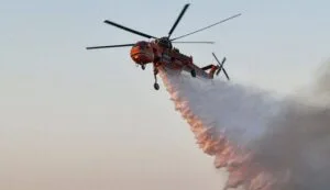 Πυρκαγιά ξέσπασε σε περιοχή της Θέρμης Θεσσαλονίκης