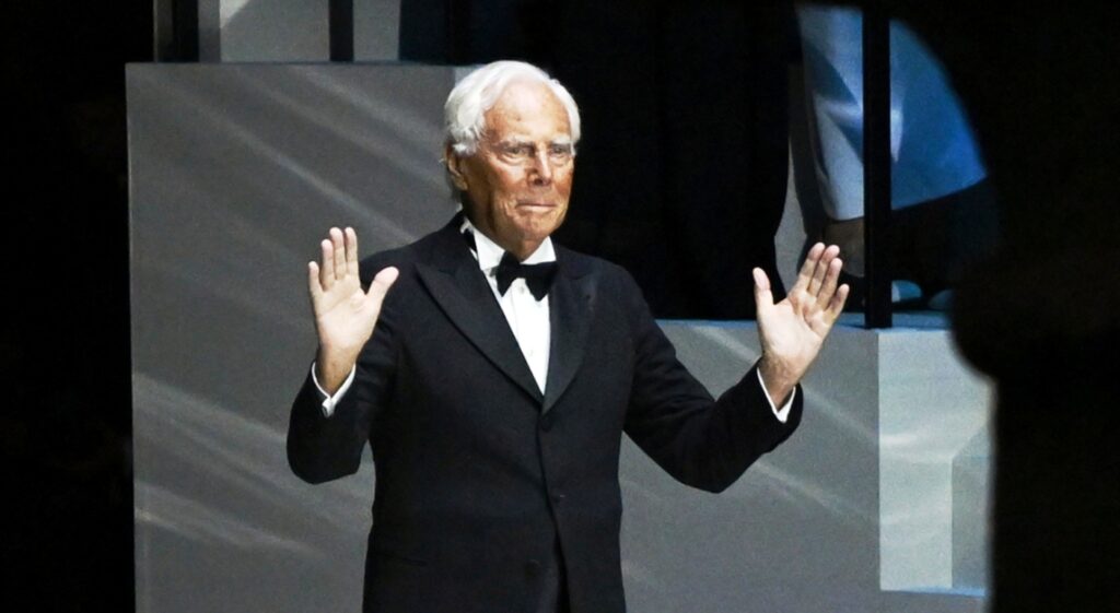 Πέθανε ο διάσημος Ιταλός σχεδιαστής μόδας Τζόρτζιο Αρμάνι