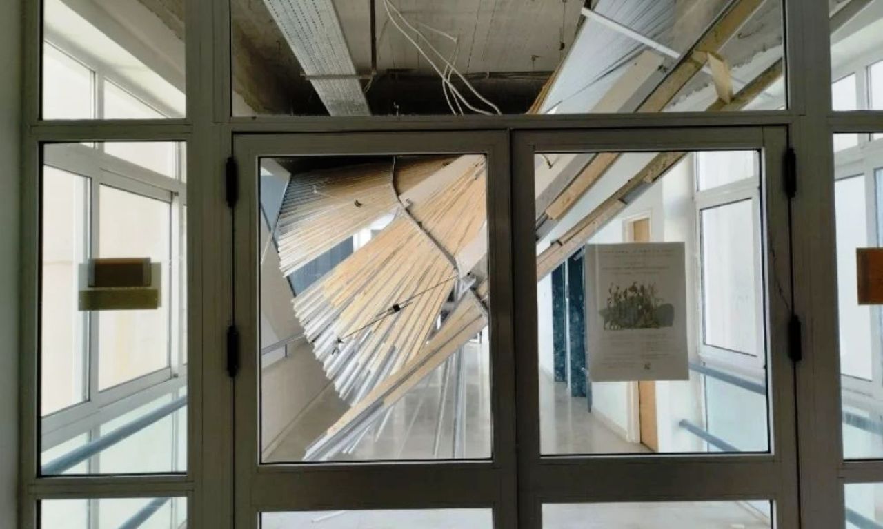 Κατέρρευσε η οροφή στο Παιδαγωγικό Τμήμα του Πανεπιστημίου Ιωαννίνων