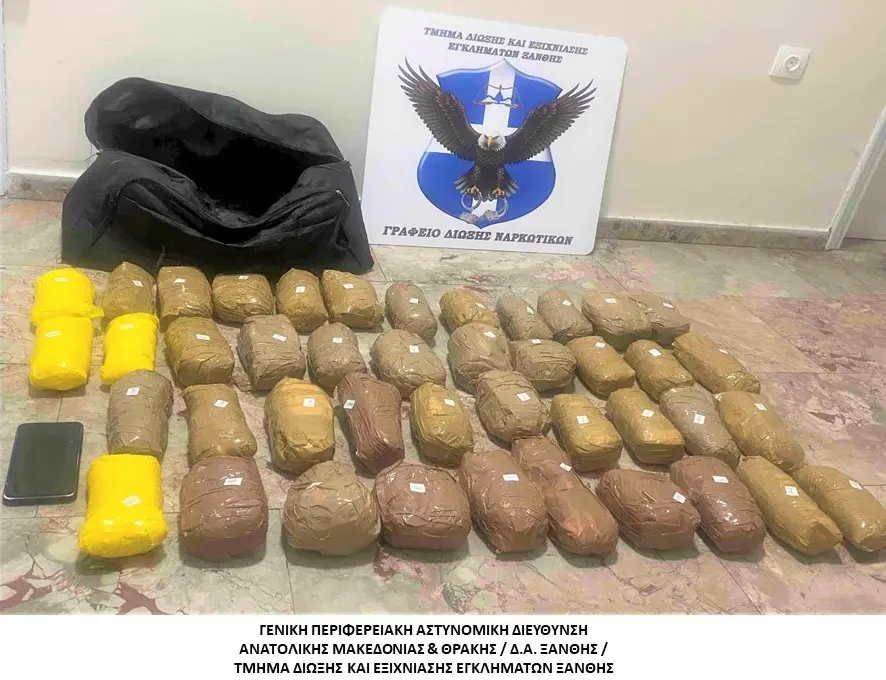 Φλώρινα: Συνελήφθη αλλοδαπός με 21,5 κιλά ηρωίνης