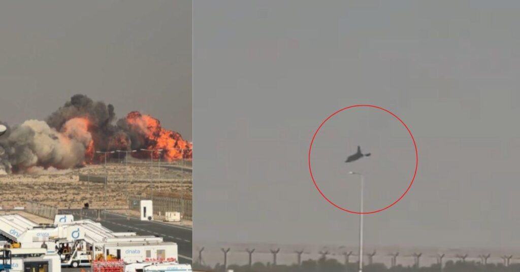 Σοκαριστικό βίντεο: Συνετρίβη μαχητικό αεροσκάφος κατά τη διάρκεια επίδειξης στο Dubai Air Show